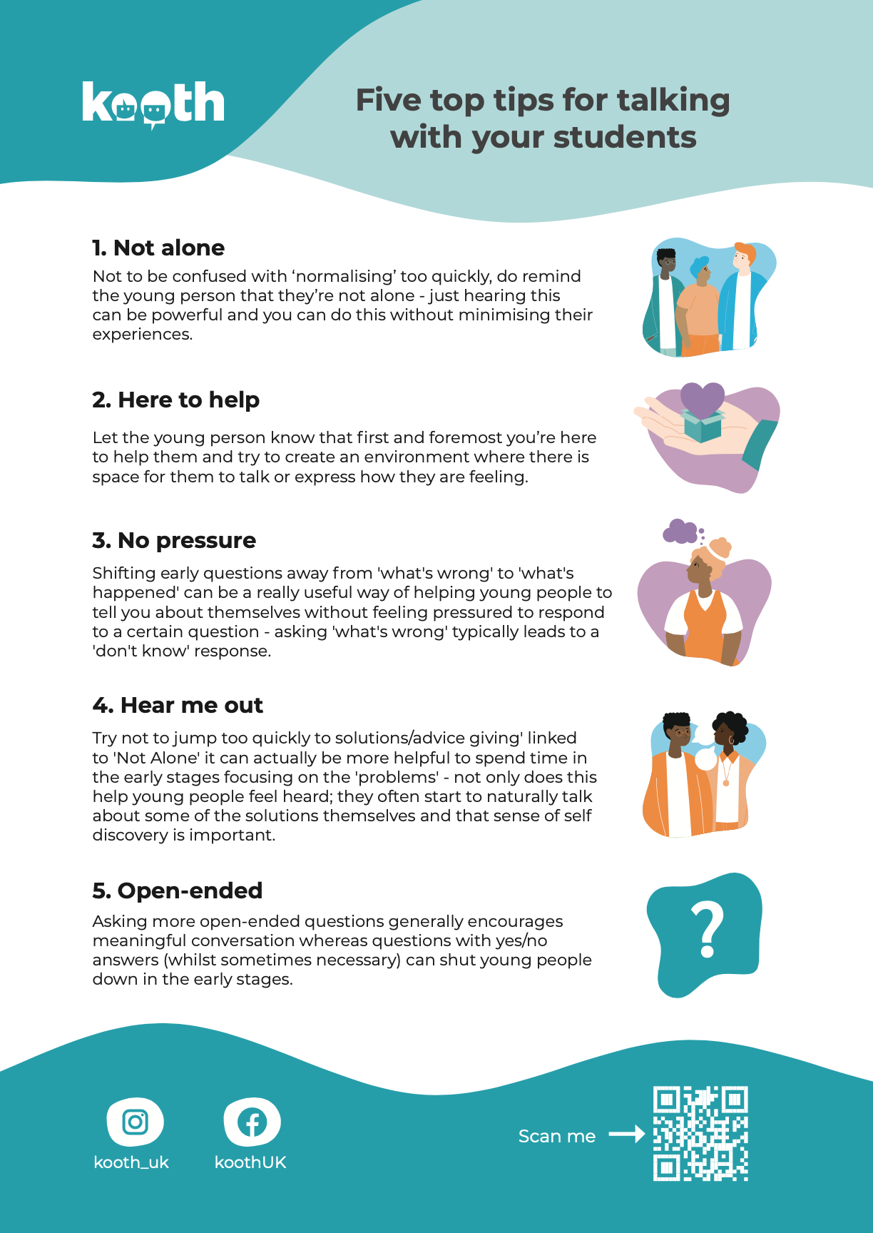 Five Top Tips for Talking with Your Students